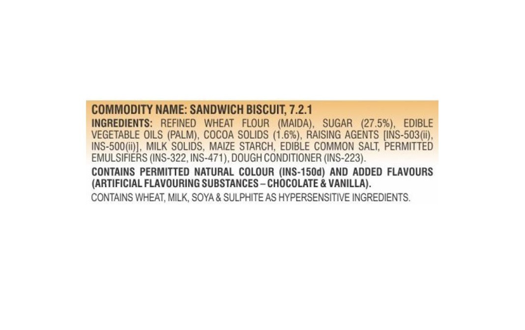 Cremica Bourbon, Rich Chocolate Flavoured Cream Biscuits   Pack  100 grams